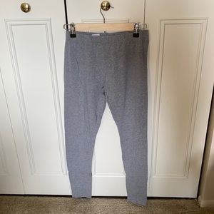 Size small and medium black and grey leggings